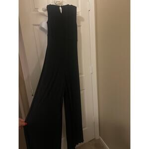 XOXO Black Wide-Leg Sleeveless Jumpsuit